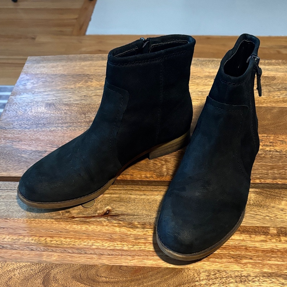 Franco Sarto Black Ankle Booties
